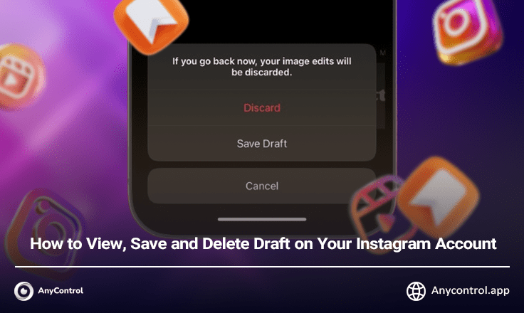 where are drafts on instagram android and ios